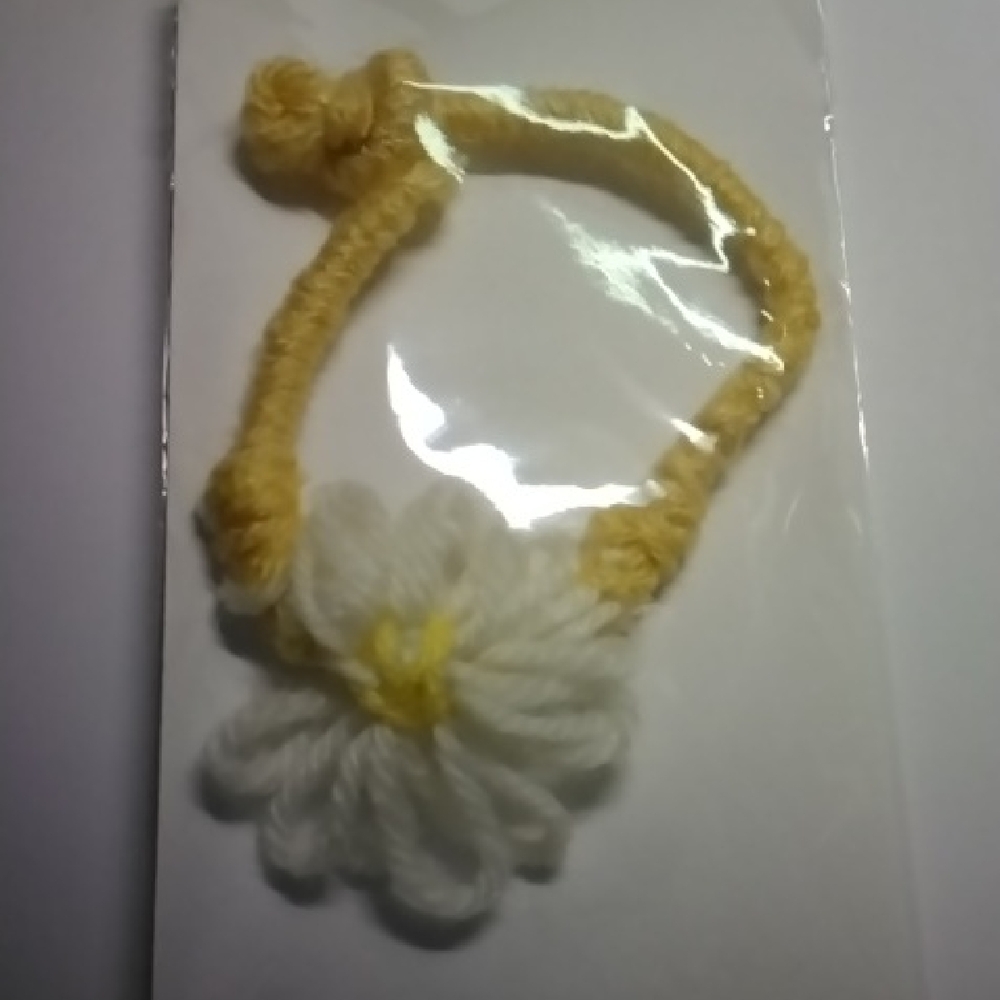 Lorena Espinoza Design Yellow and White Daisy Bracelet
